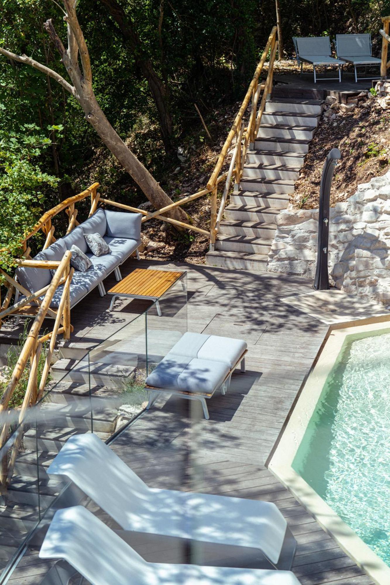 La Forestale Luxury Ecolodge Piano Terra- Appt Acqualagna Bagian luar foto